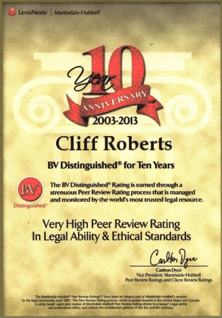 Cliff Roberts Peer Review 10